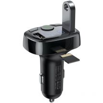 Awelco - Baseus CCMT000001 transmisor fm 87,5 - 108 MHz Bluetooth/USB Negro