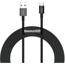 Tresice France - Câble supérieur pour Huawei usb - usb-c 11V / 6A SuperCharge 2m - noir