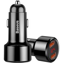 Baseus Magic Series Dual qc - Quick Charge 3.0 2x usb 45W 6A Autoladegerät schwarz (CCMLC20A-01)