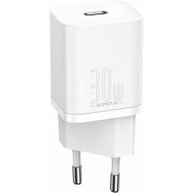 Awelco - Baseus Super Si 1C Schnellladegerät usb Typ c 30W Power Delivery Quick Charge weiß (CCSUP-J02)