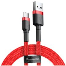 Basetech - Baseus Times Innovation Technology Cafule CATKLF-C09 Kabel usb 2.0 - Typ c 2 m Farbe schwarz und rot - Cable - Digital (CATKLF-C09)