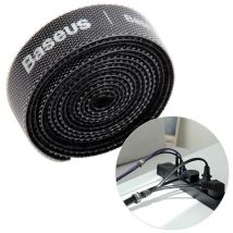 Organisateur de câbles Bande Velcro Velcro 1m noir