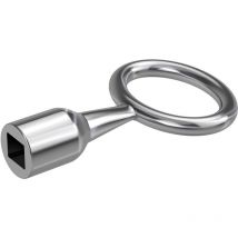 Clé forée Basi 301V-9 argent 1 pc(s)