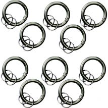 Basi Porte-clé 0006-0157 4026434178852 gris (mat), noir 10 pc(s) Y335502