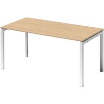 bümö Standcontainer – höhenverstellbar 72-76 cm – 3 Schubladen – melaminharzbeschichtet – grau