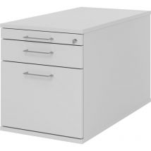 Bümö Rollcontainer "office" Abschließbar Mit Hängeregistratur & Bügelgriffen In Grau