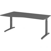 Bümö Office Rollcontainer - Mit 3 Schubladen Nussbaum