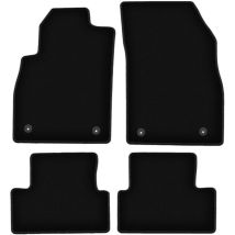 Basic Schwarze Veloursmatten Für: Opel Cascada Cabrio (2012-)