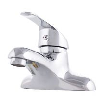 Basin Faucet Zinc Alloy, Chrome, Hot-Cold Water, Low Spout, Single Lever [QLI-FA-5505] (QLI-FA-5505)