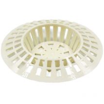 Primaflow - Basin Sink Basket Strainer Grid Cover White Plastic 60mm