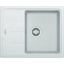 Franke - Basis - Évier En Fragranit Bfg 611-62, 62x50 Cm, Blanc Artic 114.0285.103