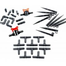 23 Stück Basispaket mit Zubehör für 16 mm für alle Arten von Tropf- oder Tröpfchenbewässerung