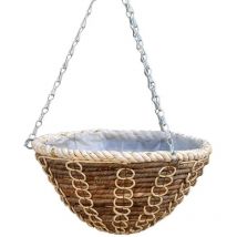 Basket obelisco natural vaso appendibile diam. 35CM Verdemax balcone giardino