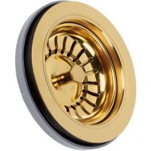 Basket universale per lavelli cucina con troppo pieno colore oro LIRA 1745.049 PVD ORO