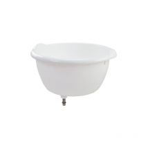 Bassin avec remplisseur de bouteille lt 14 avec accessoire en plastique trou de'centralise' e'quipe' d'un bec 35x19 cm