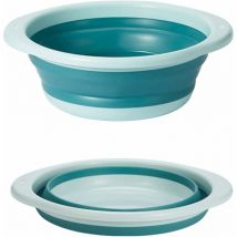 Bassine Retractable, bassine Pliable, Bol à Vaisselle Rond Pliable Moyen Multifonctionnel, Bol Pliable Portable Peu encombrant pour Laver Les