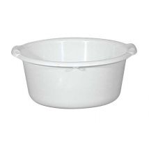Bassine ronde 14 l - blanc - Aluminium Et Plastique
