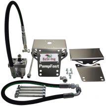 Bast-ing - PumpFast Anhängerpumpen-Set O.M.F.B-Pumpe mit eckigen Alu-/Kunststofftank