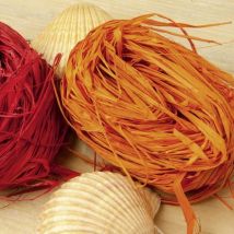 Bast orange 20 g Bindedraht