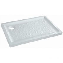 Allia - geberit Bandeja de cerámica Bastia - 120 x 80 - extraplana para colocar/empotrar - 00729200000001
