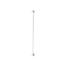 Bastone per tenda curvo Diam.10 mm Bianco opaco da 40 a 70 cm Cessot
