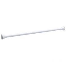Bastone per tende estensibile tra pareti, diametro 60-90 cm. 20mm, bianco Cessot