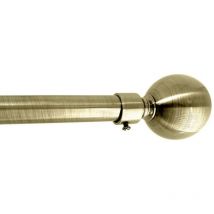 Bastone per tende globo estensibile cm. 71 ̧122 col. oro antico