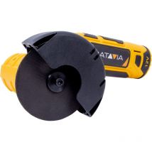 Batavia - Meuleuse d'angle 12V sans fil ø 76mm Fixxpack - Batterie 2.0 Ah et chargeur 0.4 Ah inclus
