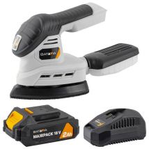 Ponceuse multifonctions 18V sans fil Batavia Maxxpack - Batterie 2.0 Ah et chargeur 2.4 Ah inclus
