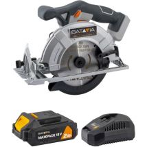 Scie circulaire 18V sans fil ø 165 mm Batavia Maxxpack - Batterie 2.0 Ah et chargeur 2.4 Ah inclus