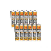 Sika - Batch of 12 seal-189 Roof & Gutter Butyl Sealants - Grey - 310ml