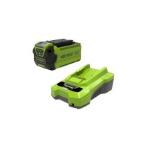 Pack Greenworks 40V - 1 batería 2,0Ah Lithium-ion - 1 cargador