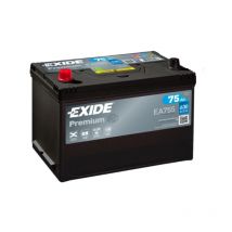 Batería de coche Tudor 75Ah EA755 Exide