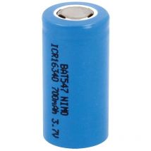 Nimo - Pila recargable 700mah 3.7v lc16340 ø16x34mm
