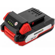 Green Cut - Batteria al litio 4.0Ah per attrezzi da giardino e fai da te dotati del sistema Greencut 20V - Greencut BT204L