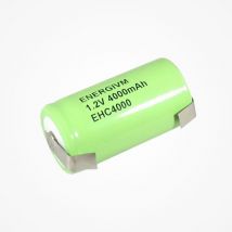 Energivm - Bateria Ni-Mh C/R14 1,2V 4000mA Terminales Soldar