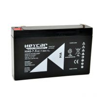 Batería Plomo agm Heycar HA6-7.5 6V 7.5Ah