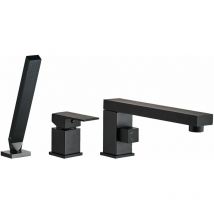 REA - Bath Faucet Glen Black Three-pieces