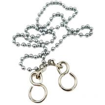 Primaflow - Bath Plug Chain Chrome Replacement 18' 45cm Brass