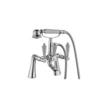 Tre Mercati - Bath Shower Mixer & Kit Victoria Bianco