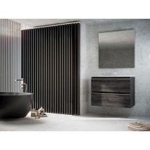 Madison top Conjunto Completo Mueble Ebony - Medida: 80 cms - Medida: 80 cms - ref: CNB162YY+SA.LIECO8146+CNB21G - Bathme
