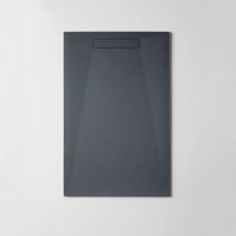 Bathme - zero plus Plato de Ducha Rectangular Gel Coat Color Grafito - Medida: 100x160 cm - Medida: 100x160 cm - ref: ZEROPLGF100160