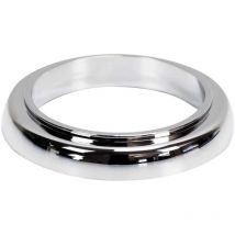 Tycner - Bathroom Faucet Base Ring + Gasket Under Tap Washer Rosette Chromed Plastic