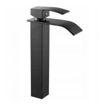 REA - bathroom faucet lotus high black