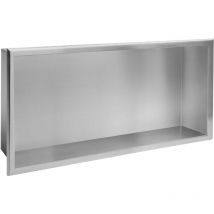 REA - niche de salle de bain 30X60 steel brush