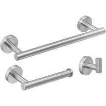 ZVD - Bathroom Towel Rack/Toilet Paper Holder/Hook Hook, Stainless Steel Bathroom Accessories, Matte Finish