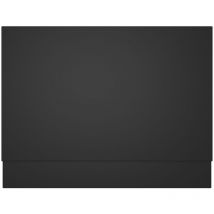 Bathroom Wooden mdf Bath Panel Matt Black Easy Cut 750mm End Panel