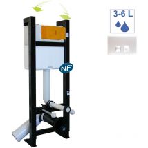Bâti-support universel evo autoportant nf + Commande 3/6L Regiplast