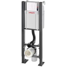 Wirquin Pro - Bâti-support autoportant compact Plus avec plaque de commande essentiel blanche - Bâti-support autoportant compact Plus avec plaque de