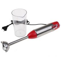 Tecnolux - Batidora de mano roja 600W, pie de acero inoxidable, velocidades múltiples PHB6002R